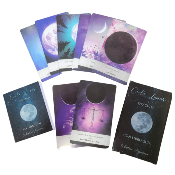 Oraculo Ciclo Lunar (44 cartas + libro guia) - Image 1