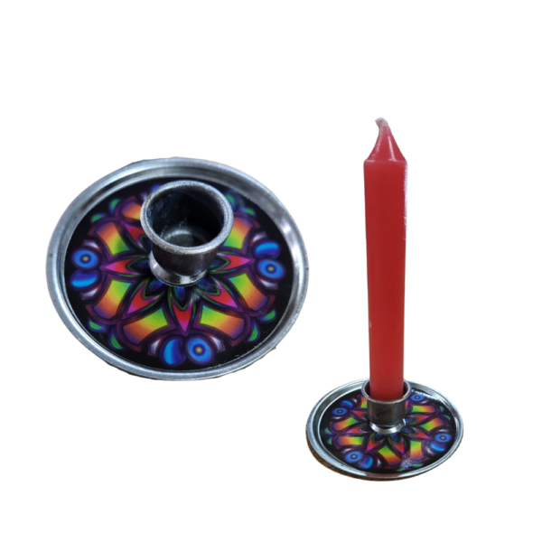 Porta Vela de chapa MANDALA - Image 1