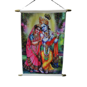 Banderin 30cm x 20cm RADHA y KRISHNA