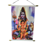 Banderin 30cm x 20cm SHIVA con GANESH