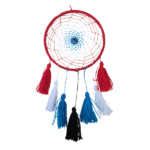 Atrapa sueños de Ojo turco con pompom - Image 2