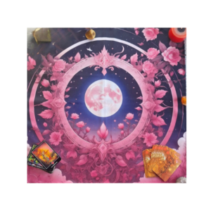 Luna Fucsia 70x70cm (Paño+Bolsita)