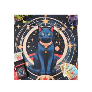 Gato rojo 70x70cm (Paño+Bolsita)