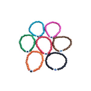 Pulsera/Tobillera mostacillas Ojo Turco