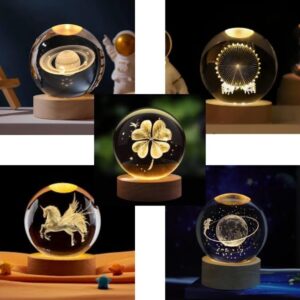 Lampara esfera de vidrio chica 6cm