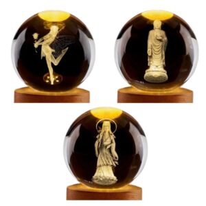 Lampara esfera de vidrio chica 6cm