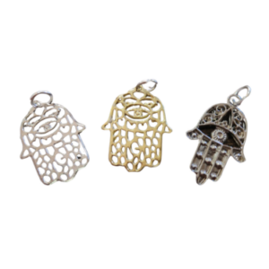 Dije Mano de Fatima mediano 3cm (metal)