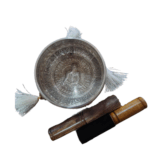 Cuenco tibetano 7 chakras PLATEADO 11cm - Image 2
