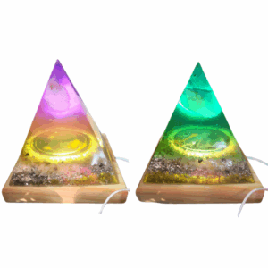 Lampara Led Piramide orgon