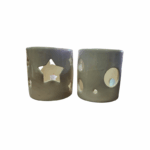 Porta fanal ceramica Vela/Sal